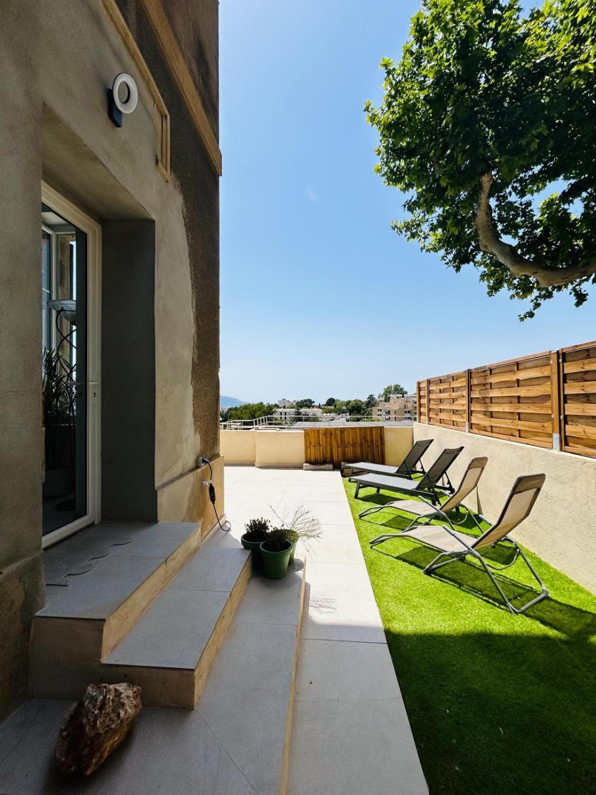 Maisons Detente Jardin, Terrasse Vue Mer Et Spa Marseille Eksteriør bilde